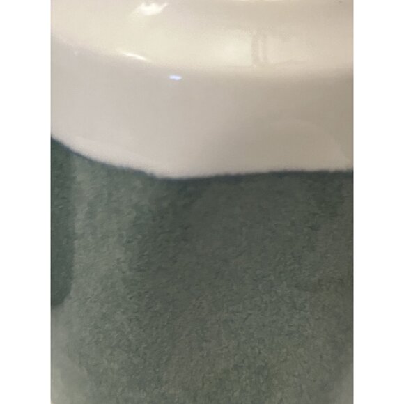 Four Starbucks 2008 Coffee Pinched Mugs Cobalt Blue & Green Handleless NWT NOS - Picture 5 of 10